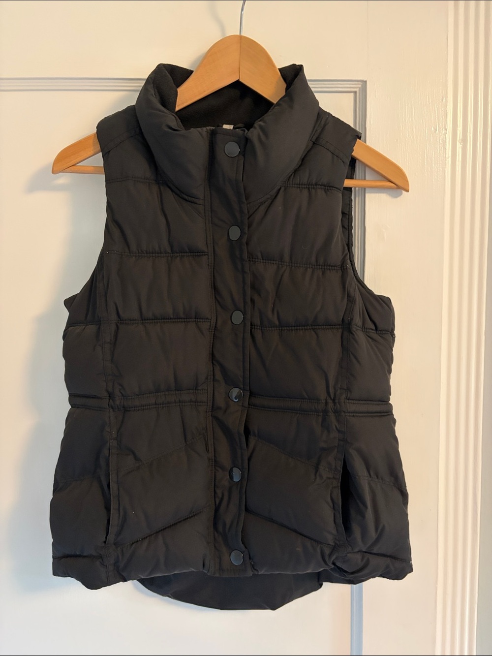 Fleece lined puffer vest
